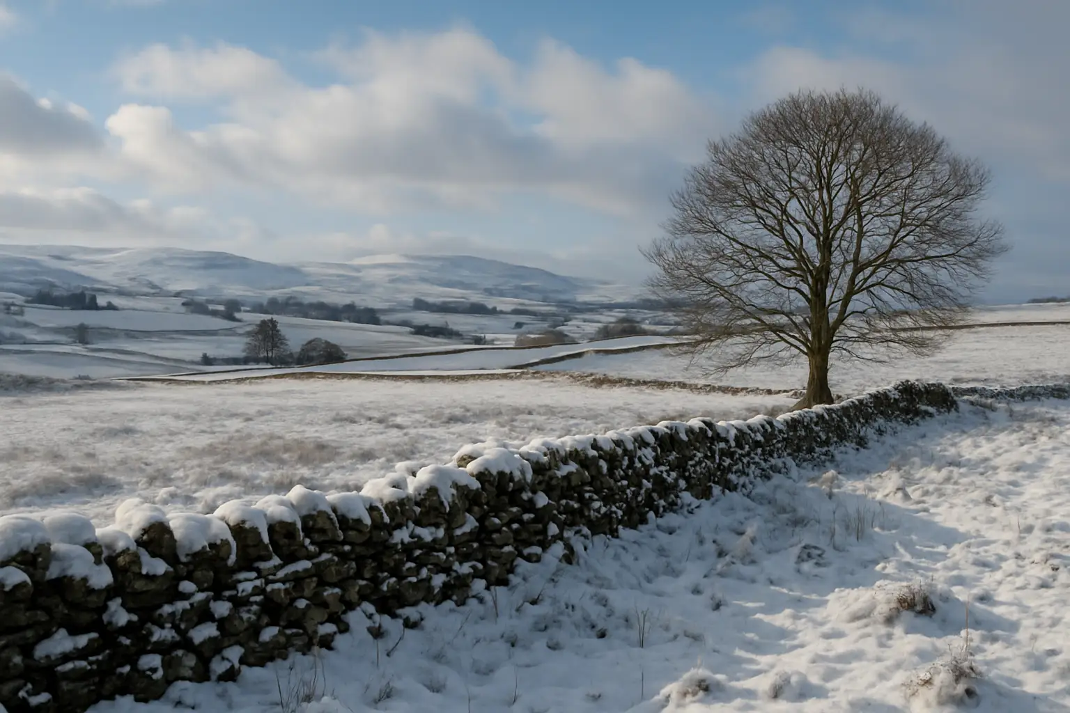 Northumberland Winter Scene